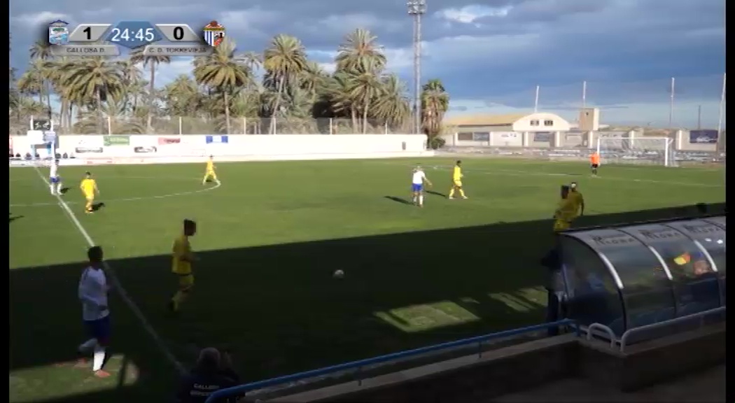 Primera parte del partido Callosa Deportivo - CD Torrevieja